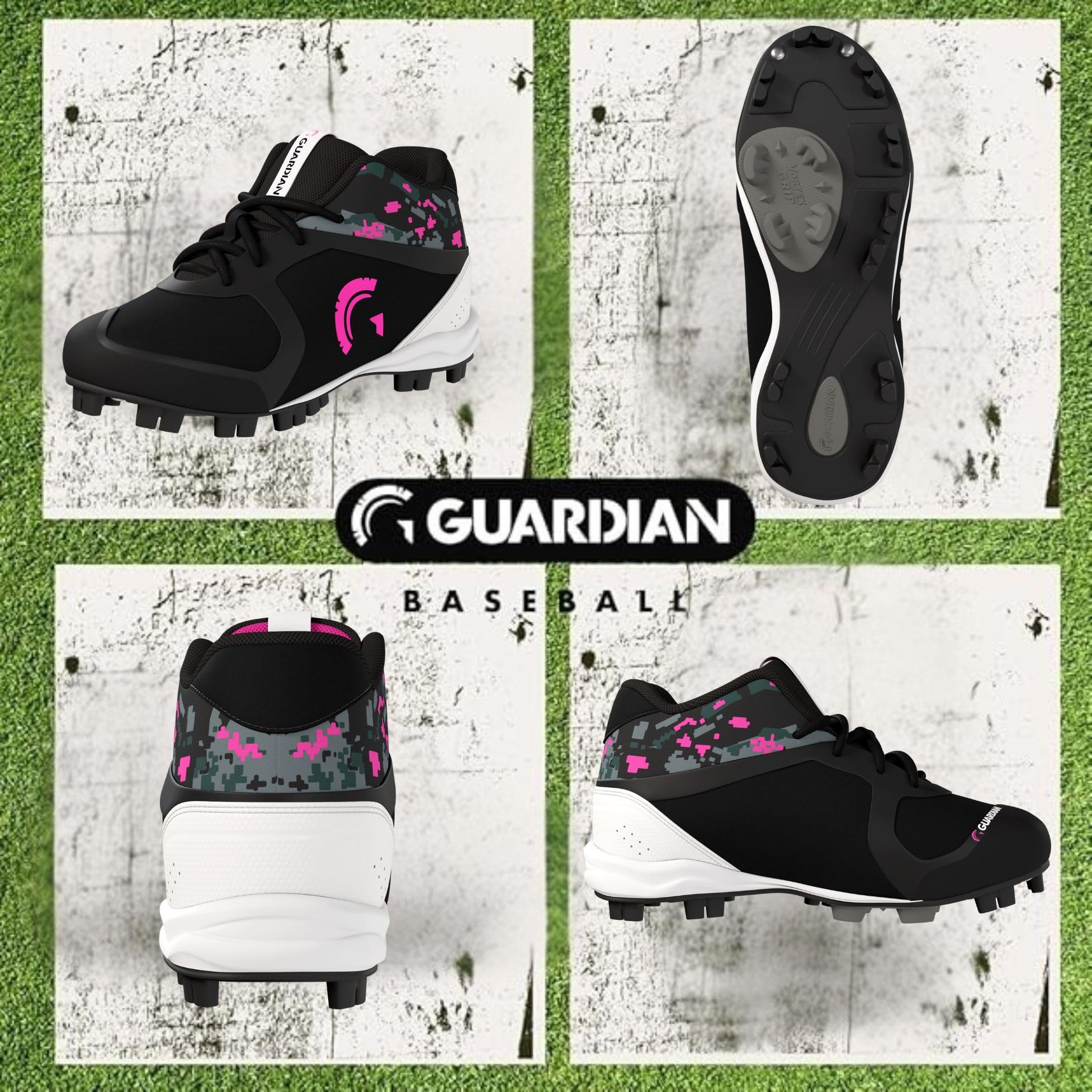 Guardian Baseball and Softball High Top Cleats for Youth Boys and Girls - Image 6