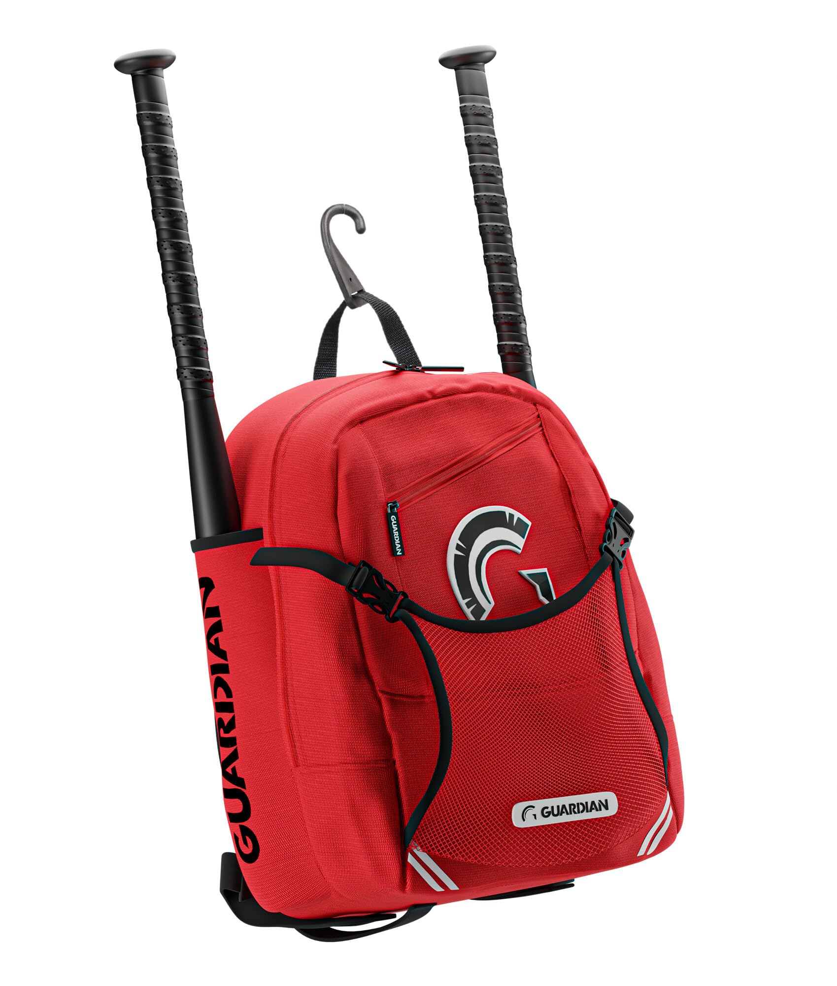 Guardian Baseball Backpack for Youth, Softball Bag for Girls, Durable Bat Bags Baseball Youth Boys and Girls, TBall Bag – Includes Hook to Hang on Fence