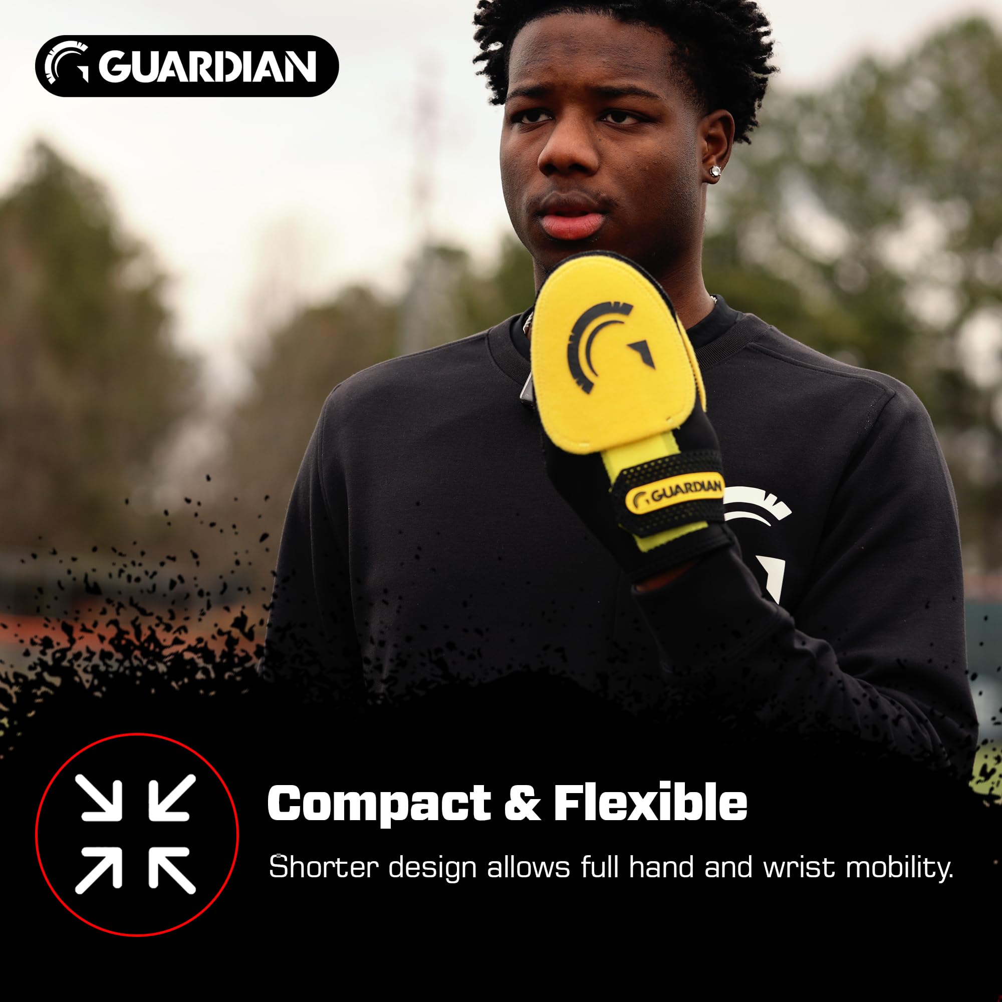 Guardian Baseball Baseball Sliding Mitt for Adult – Patent-Pending Quick Strap Design for 1-Second On/Off – Compact, Protective, and Flexible Mitt for Baseball & Softball Players - Image 4