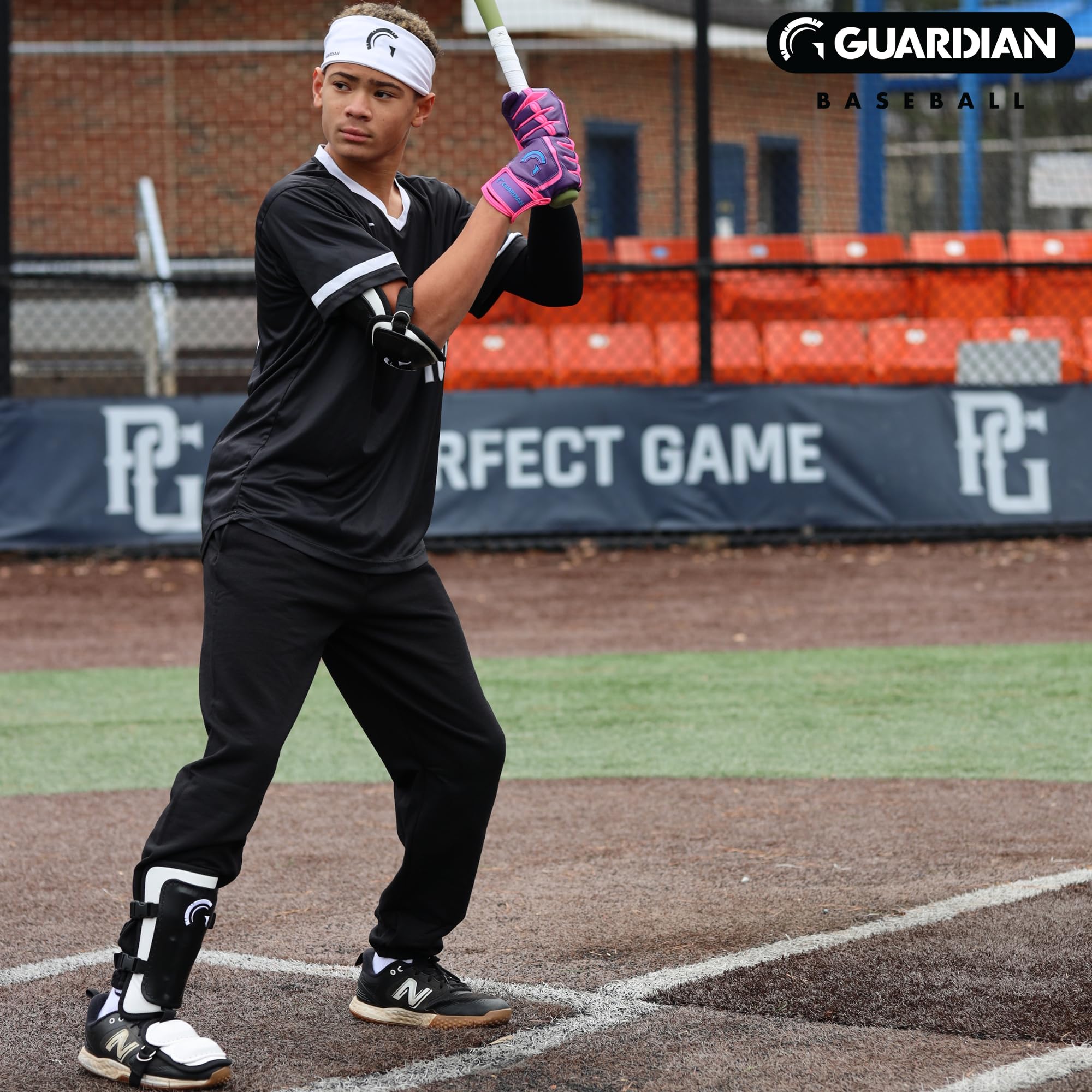 Guardian Baseball Leg Guard - Legion Leg Guard Baseball - Adult Fit (Ages 12+), Maximum Impact Protection for Ankle Shin and Foot, Adjustable Custom-Fit, Lightweight & Durable - Image 5