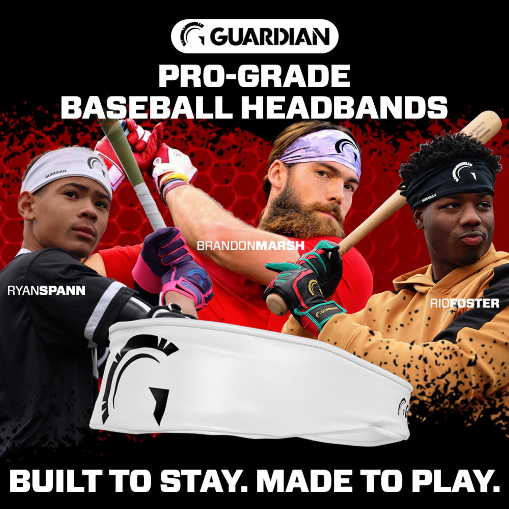 Guardian Baseball Pro-Grade On Field Baseball Headband - Image 6