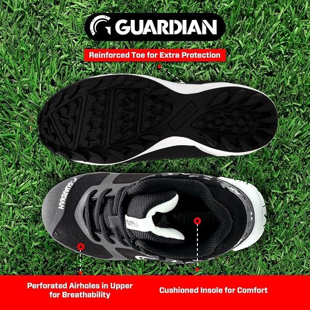 Guardian Bolt Youth Baseball Turf Shoes - Baseball Cleats for Boys and Girls Softball Shoes - Lightweight - Supportive - Comfortable Design - Image 4